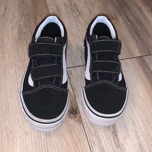 Boys Vans sneakers with Velcro straps. Size 12